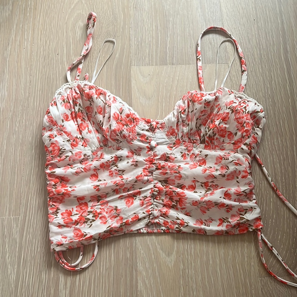 Floral princess Polly tank top